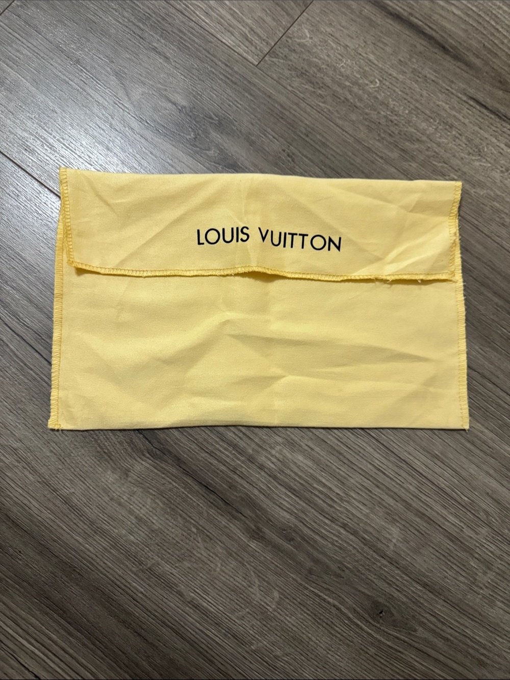 Louis Vuitton Light Yellow Branded Dust Pouch